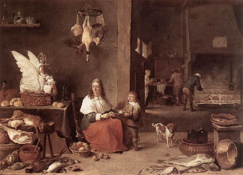 TENIERS, David the Younger Kitchen Scene sg